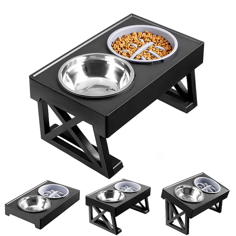 Adjustable Elevated Dog Bowl