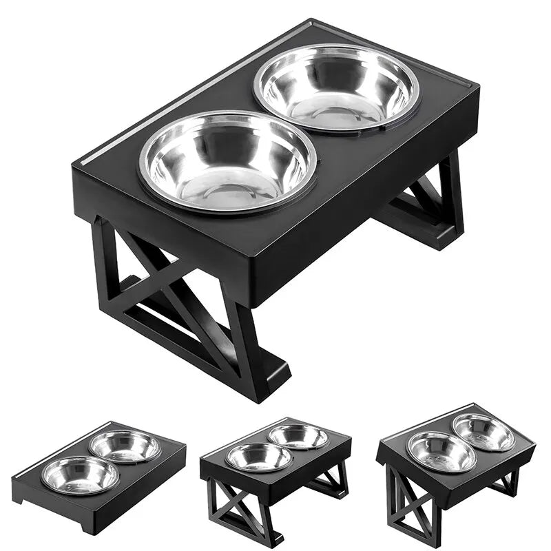 Adjustable Elevated Dog Bowl