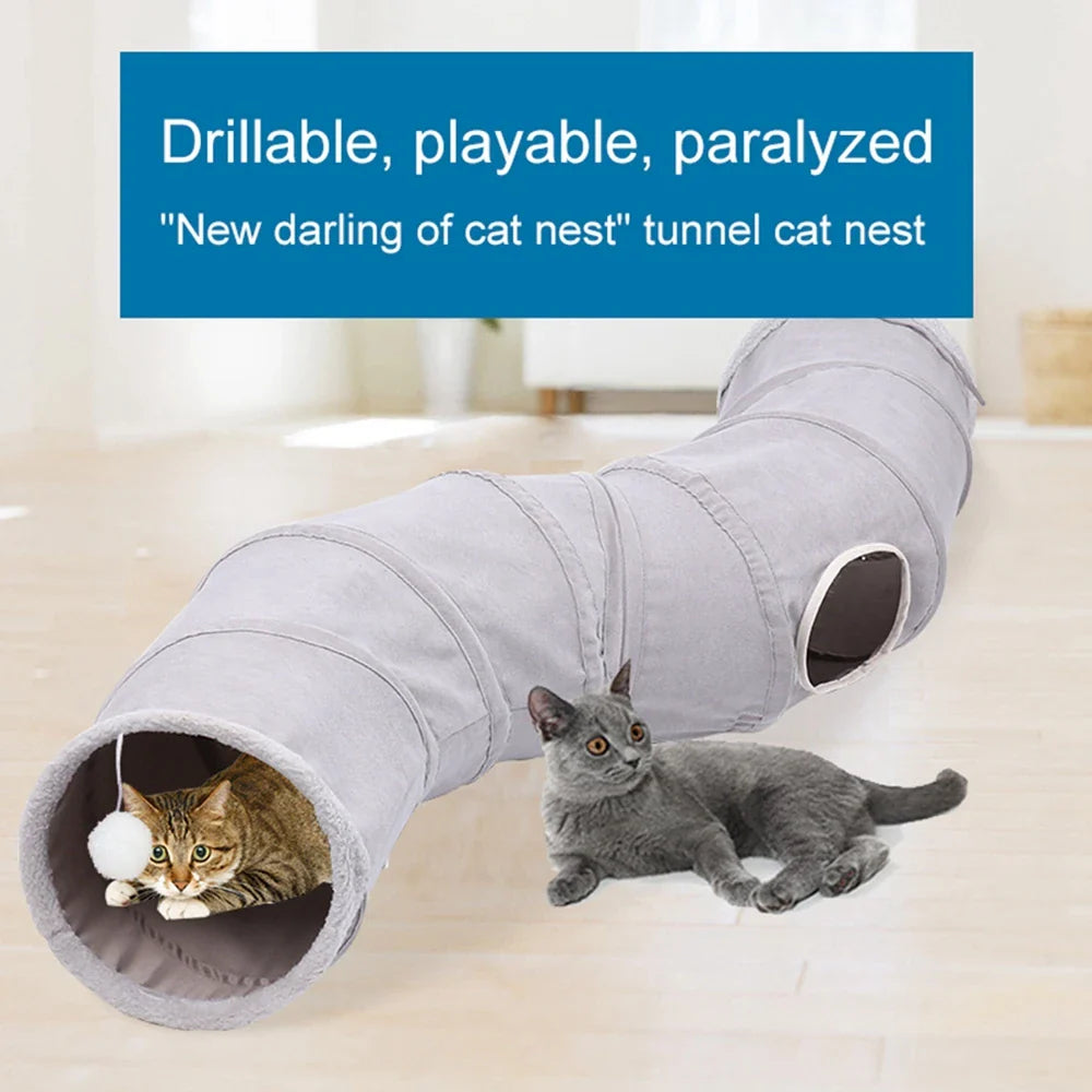 AdventureTunnel Interactive Cat Play and Rest Space