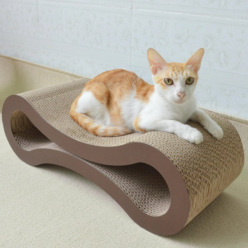 ScratchLounge Deluxe Cat Scratcher and Lounger